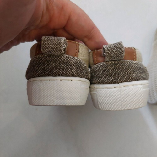 No25 canvas shoes like new, beige and blue, 2 pairs