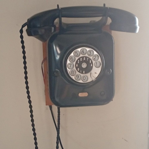 Siemens W28 Classic Rotary Wall Telephone new, bakelite