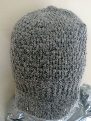 Плетена сива шапка с козирка употребявана, La Redoute Collections