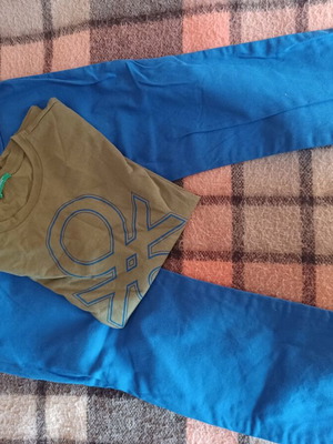Allouette pants and Benetton shirt like new