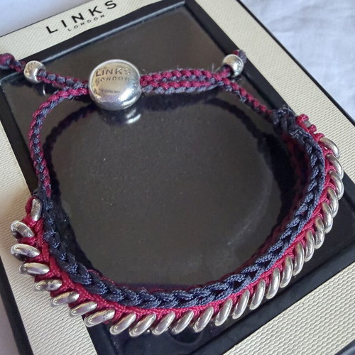 Sweetie Friendship Links Of London bracelet, like new, blue and purple