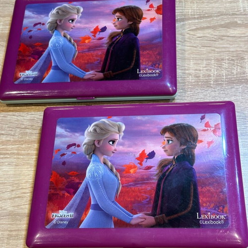 Frozen II bilingual laptop like new, 2 pieces