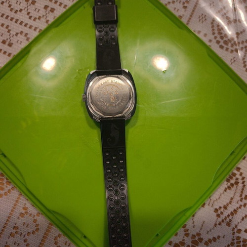 Vintage Willy’s Terylene ICI Diver watch, blue dial, 17 jewels