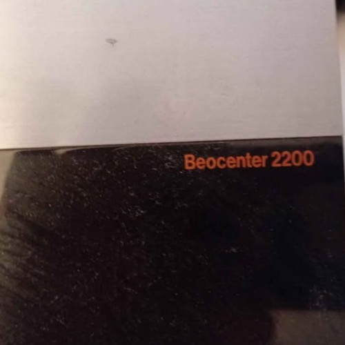 Beocenter 2200 stereo system like new, collectible with two large speakers