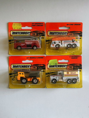 Matchbox Tyco πακέτο 4 οχημάτων 1995 σφραγισμένα