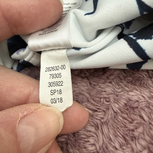 Athleta Blue Floral 7/8 Women's Leggings like new