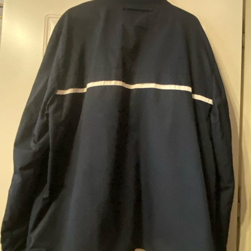 Nautica reversible men's jacket like new, waterproof and windproof, blue and yellow