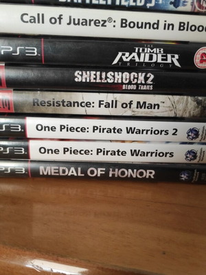 PS3 games like new, action pack with 8 titles