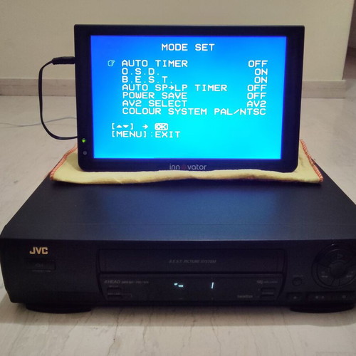 JVC HR J458 VHS VCR video player recorder used for repair