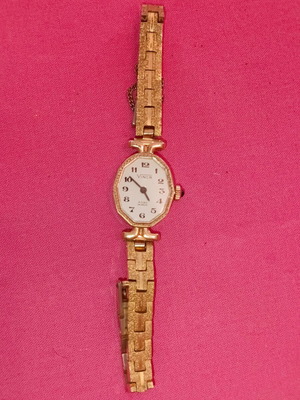 Vinca vintage women's mechanical watch, 19 Rubis Incabloc