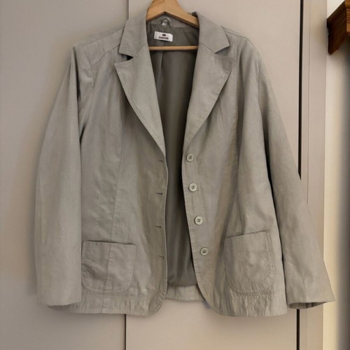Faux suede jacket like new, mint color