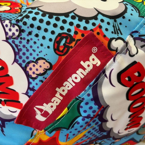 Barbaron pop art beanbag pouf like new