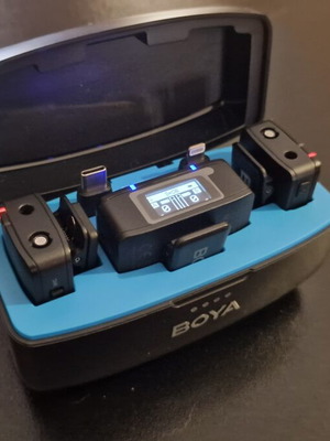 Boya Boyamic Wireless Lavalier Microphone for Android USB-C and iPhone, like new