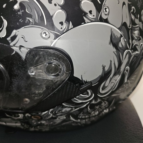Nova 330-DV Skull Black Matt/Antracite Large helmet used