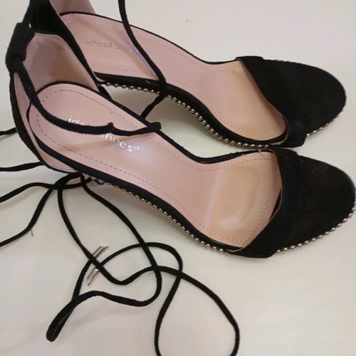 Black sandals size 41 new