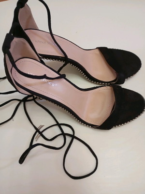 Black sandals size 41 new