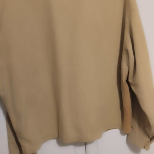 Vintage men's jacket used ochre L/XL minimal & timeless