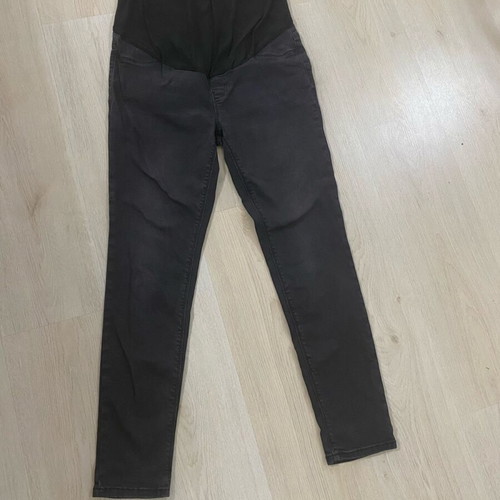 Maternity jeans like new, black and gray, size L