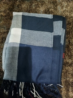Scarf blue gray like new, unworn