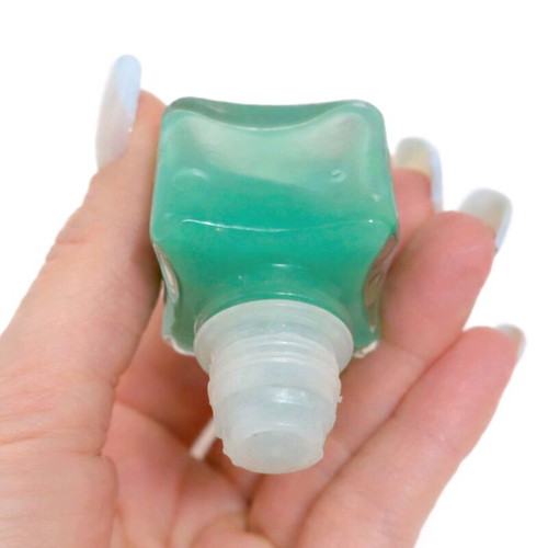 Glass decorative bottle 200ml like new with stopper