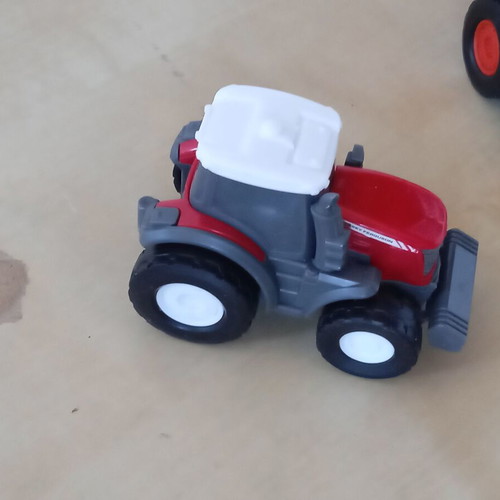 Dickie Toys Fendt Micro Team трактори употребявани, комплект от две, 7см