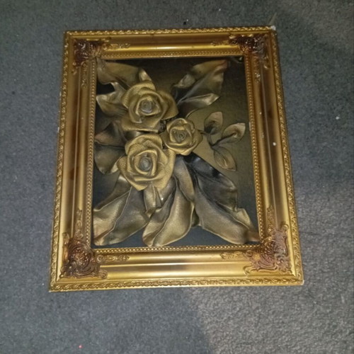 Handmade leather art used