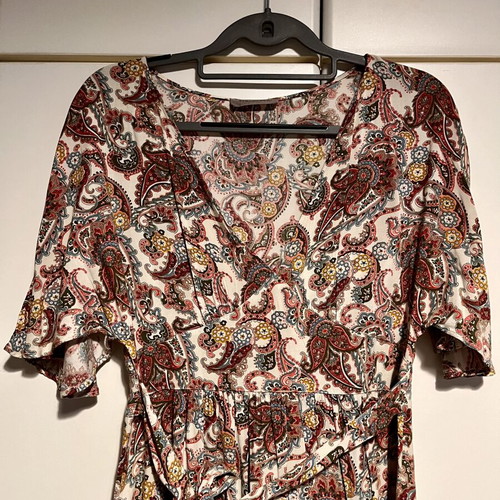 Philosophy women's maxi dress paisley print, like new