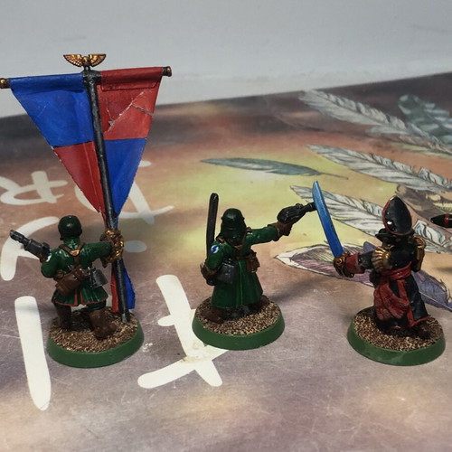 Warhammer 40K Steel Legion squad with Lord Commissar