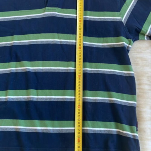 Giovanni Galli men's long-sleeve blouse used, blue and green