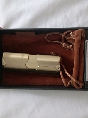 Jobon lighter new, elegant gold in original packaging