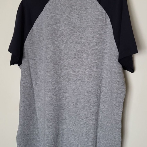 French Connection men's tshirt XL new, two-tone black and grey