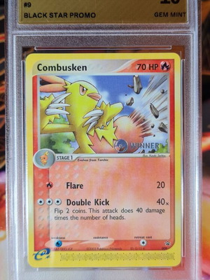 Combusken 2003 Black Star Promo Card new