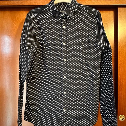 Pull & Bear men's shirt like new, size S, white and blue