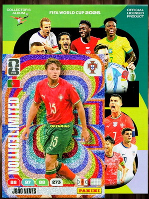 Κάρτα Neves limited FIFA World Cup 2026 Adrenalyn XL Portugal καινούργια