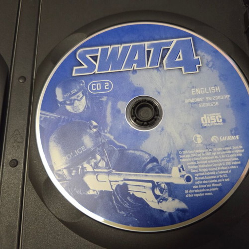 Swat 4 PC game 2005 used, English version, 2 CDs with manual