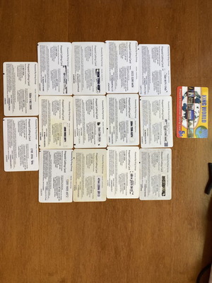 Phone cards like new, set of 14 different