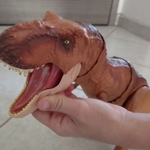 Jurassic World Chaos Large T-Rex Brown 25x57cm used