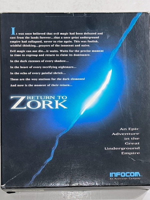 Return to Zork παιχνίδι PC σε πολύ καλή κατάσταση, Adventure, μεγάλη συσκευασία