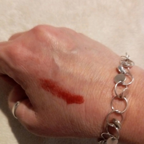 Sephora Collection lipstick in burgundy/brick shade like new