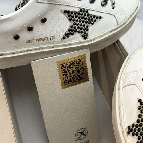 Golden Goose Hi Star leather trainers like new, size 39, white