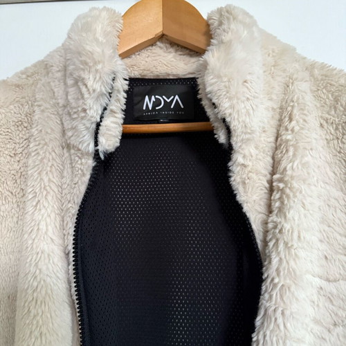 Moya jacket unisex eco fur like new, beige