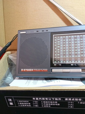 Radio worldwide reception new, stereo headphones