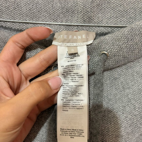 Stefanel Wool & Cashmere Grey Knit Lounge Pants like new