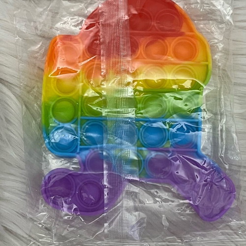 Pop It Fidget colorful humanoid like new