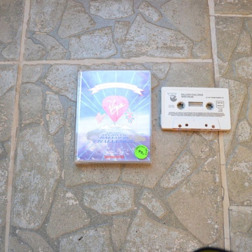 Sinclair ZX Spectrum 48K Atlantic Balloon Challenge cassette
