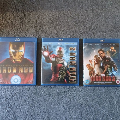 Iron Man Trilogy Blu-Ray used with Greek subtitles