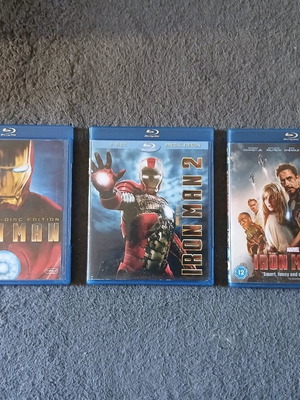Iron Man Trilogy Blu-Ray used with Greek subtitles