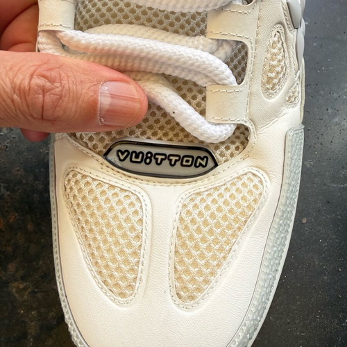 Louis Vuitton sneakers trainers skate shoes like new, size 45, white beige