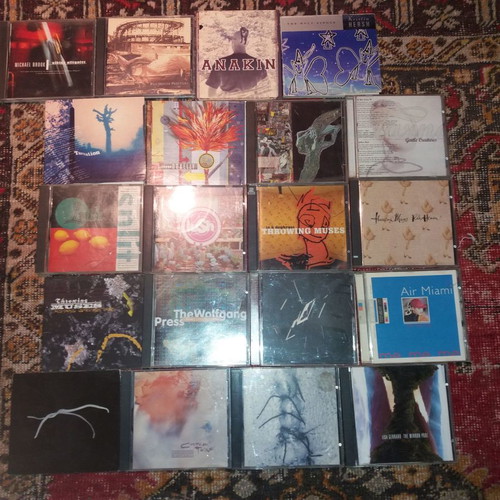 4AD CD collection used, 19 discs, rock
