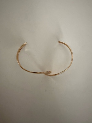 Arm bracelet new, gold for slim wrists